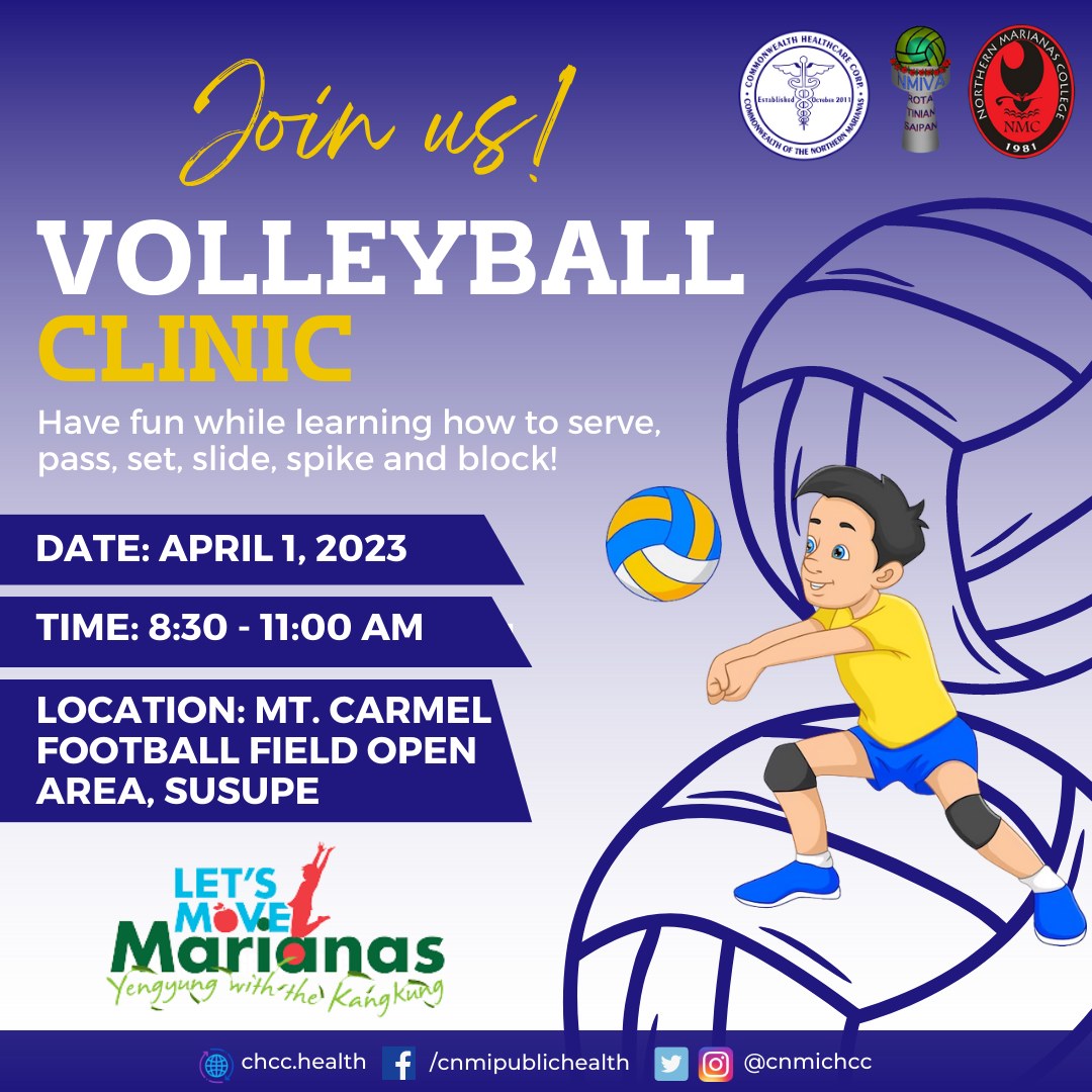 Let's Move Marianas Volleyball Clinic