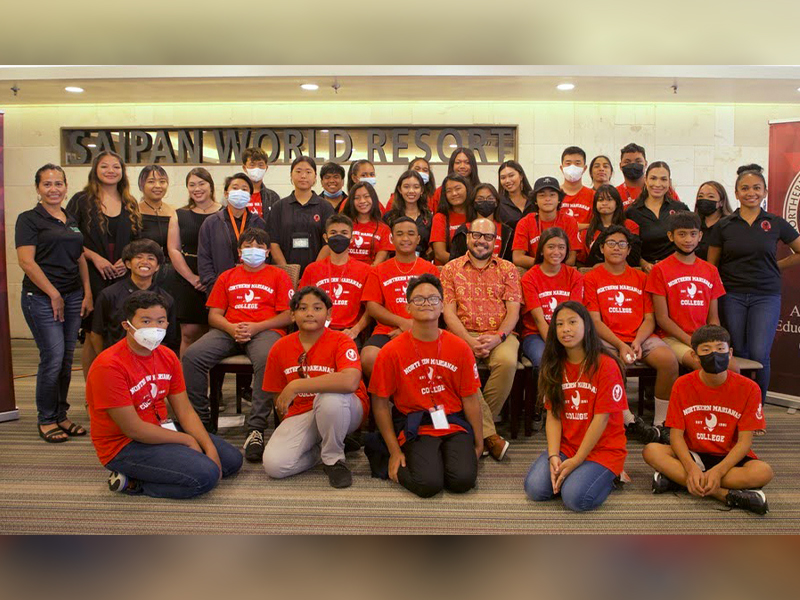 23 junior high school students gained hands-on experience in CPR/first-aid training, mental health awareness, nutrition and health at the Northern Marianas College – Area Health Education Center's Healthcare Summer Camp.