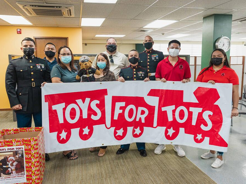 First Hawaiian Bank is an official 2021 “Toys for Tots” partner this holiday season. 
