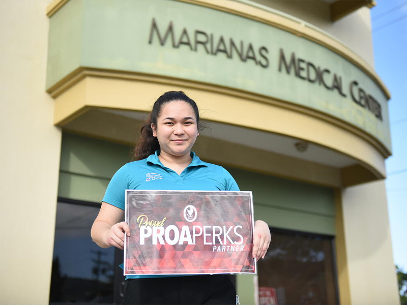 Marianas Medical Center and Pacific Labs is now a proud NMC ProaPerks partner. More information about their special promotion for ProaPerks card holders can be found at marianas.edu/proaperks.