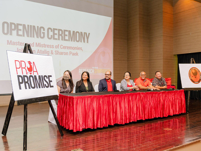 Northern Marianas College launched the Proa Promise Program, a new initiative that helps students with the education costs not covered by federal or local financial aid. From left NMC Regents Michelle Lin Sablan, Irene Torres, NMC President Galvin Deleon Guerrero, NMC Regent Zenie Mafnas, NMC Regent Chair Charles Cepeda, and NMC Regent Jesse Tudela.