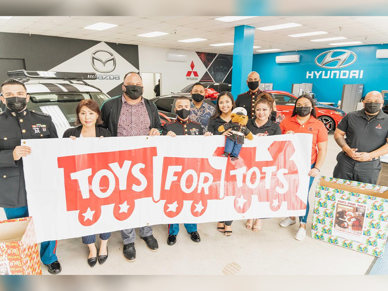 riple J Motors is an official 2021 “Toys for Tots” partner this holiday season.