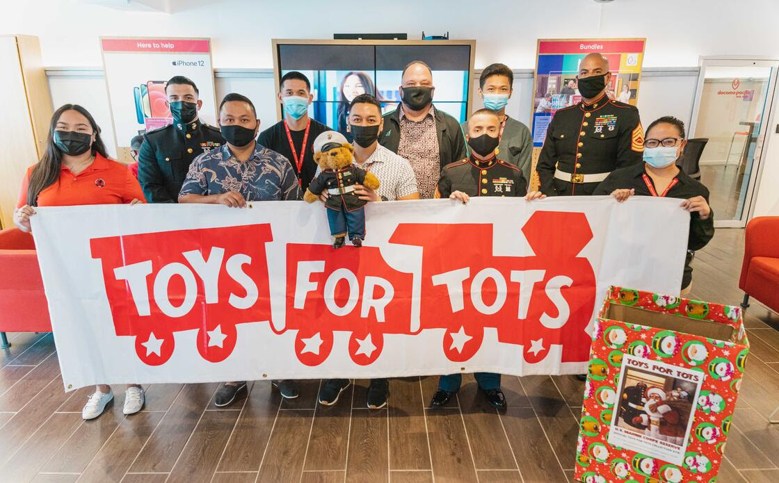 Docomo Pacific is an official 2021 “Toys for Tots” partner this holiday season.