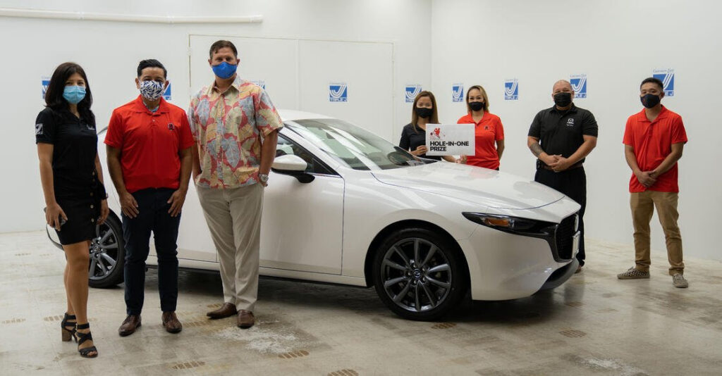 Triple J Motors has announced that it is offering a brand new 2020 Mazda 3 as a hole-in-one prize in the upcoming 16th Annual NMC Foundation Golf Tournament. This year's tournament will be held on the East Course of the LaoLao Bay Golf and Resort on March 20, 2021.