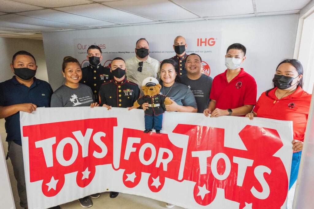 Crowne Plaza is an official 2021 “Toys for Tots” partner this holiday season.